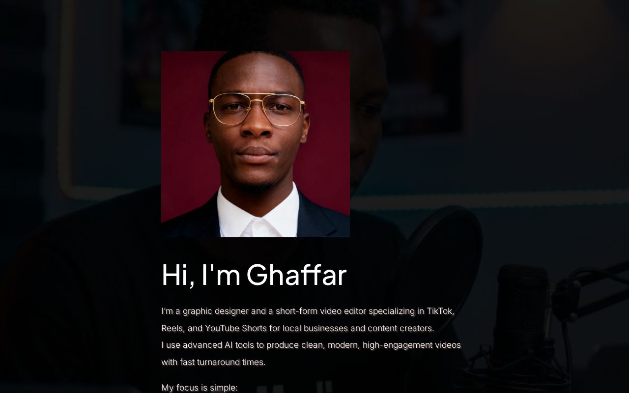 Carrd profile picture for @ghaffar